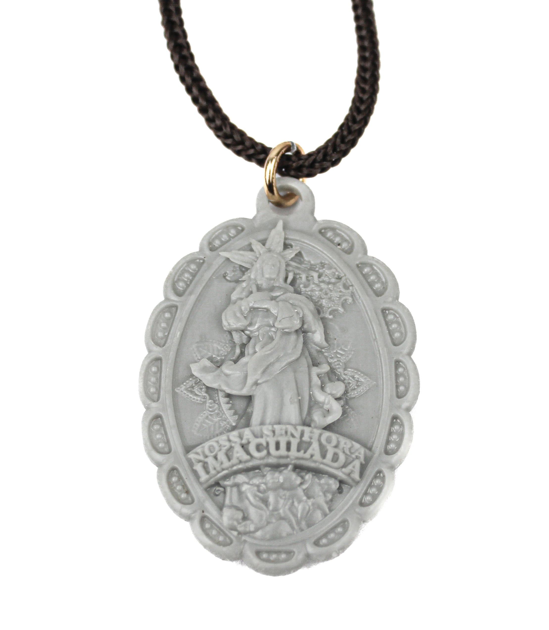 Medalha da Imaculada Conceição de resina 3D Medalha da Imaculada Conceição de resina 3D